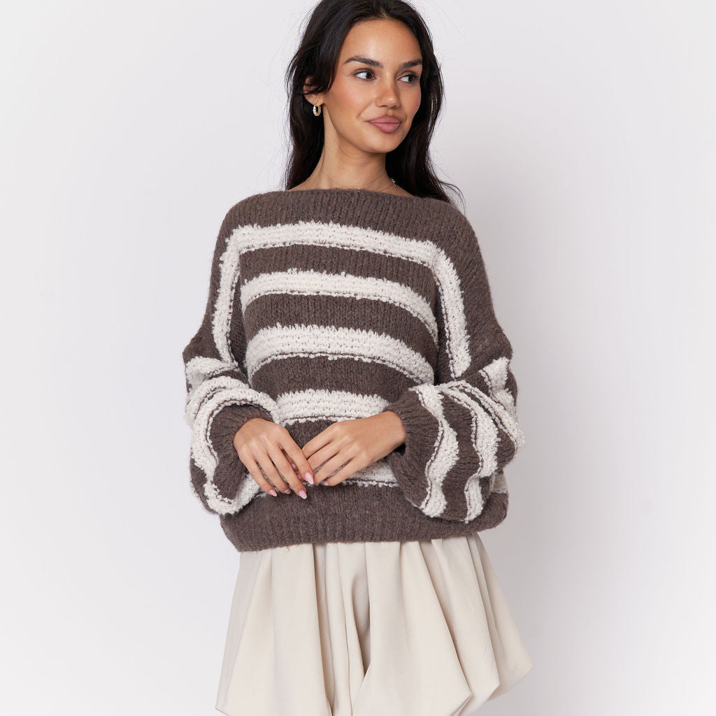 Jersey Oversize de Rayas Gabriela