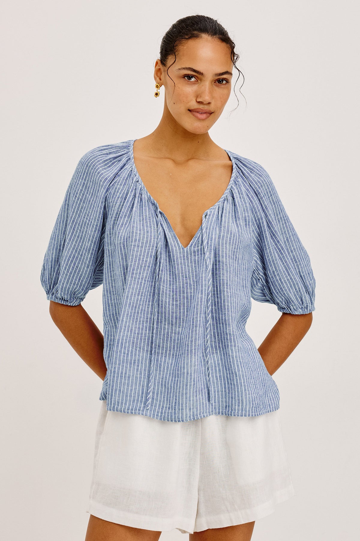 KIRSTIE TOP - BARLETTA STRIPE