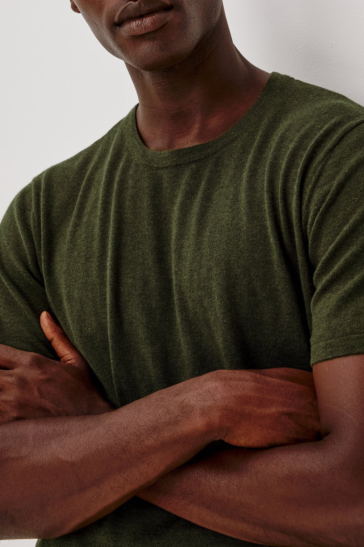 MASON COTTON CASHMERE T-SHIRT - HEMLOCK