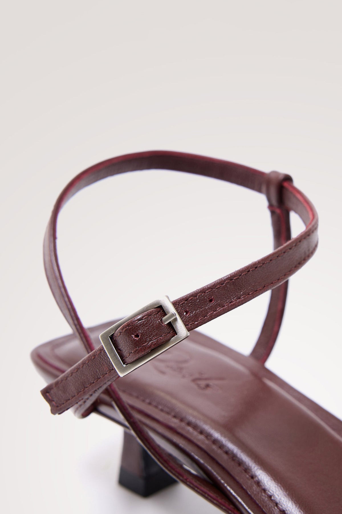 PALMA HEEL - BURGUNDY