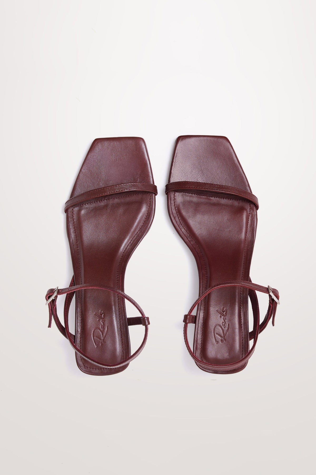 PALMA HEEL - BURGUNDY