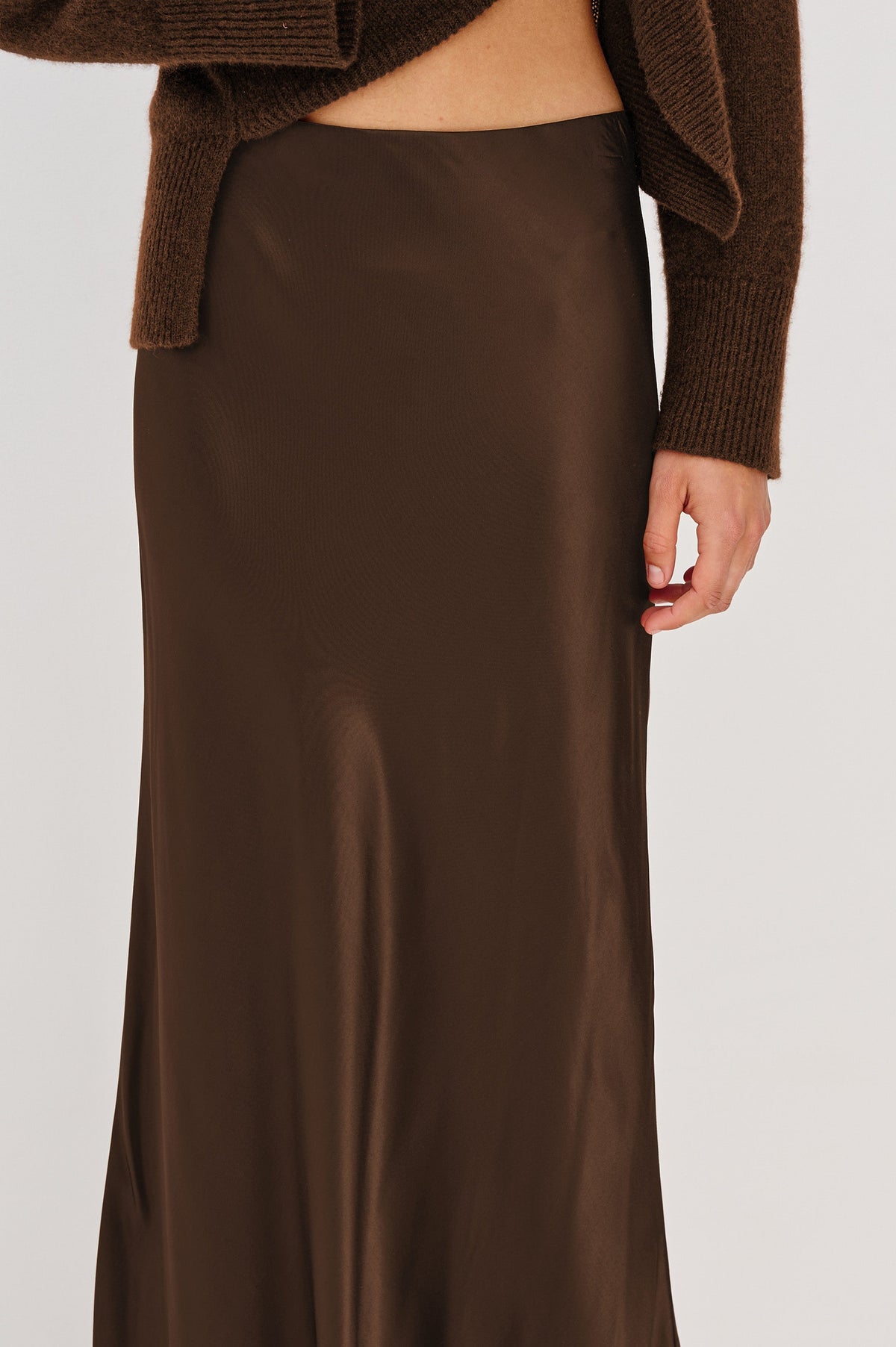 ROMINA SKIRT - ESPRESSO