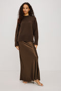 ROMINA SKIRT - ESPRESSO
