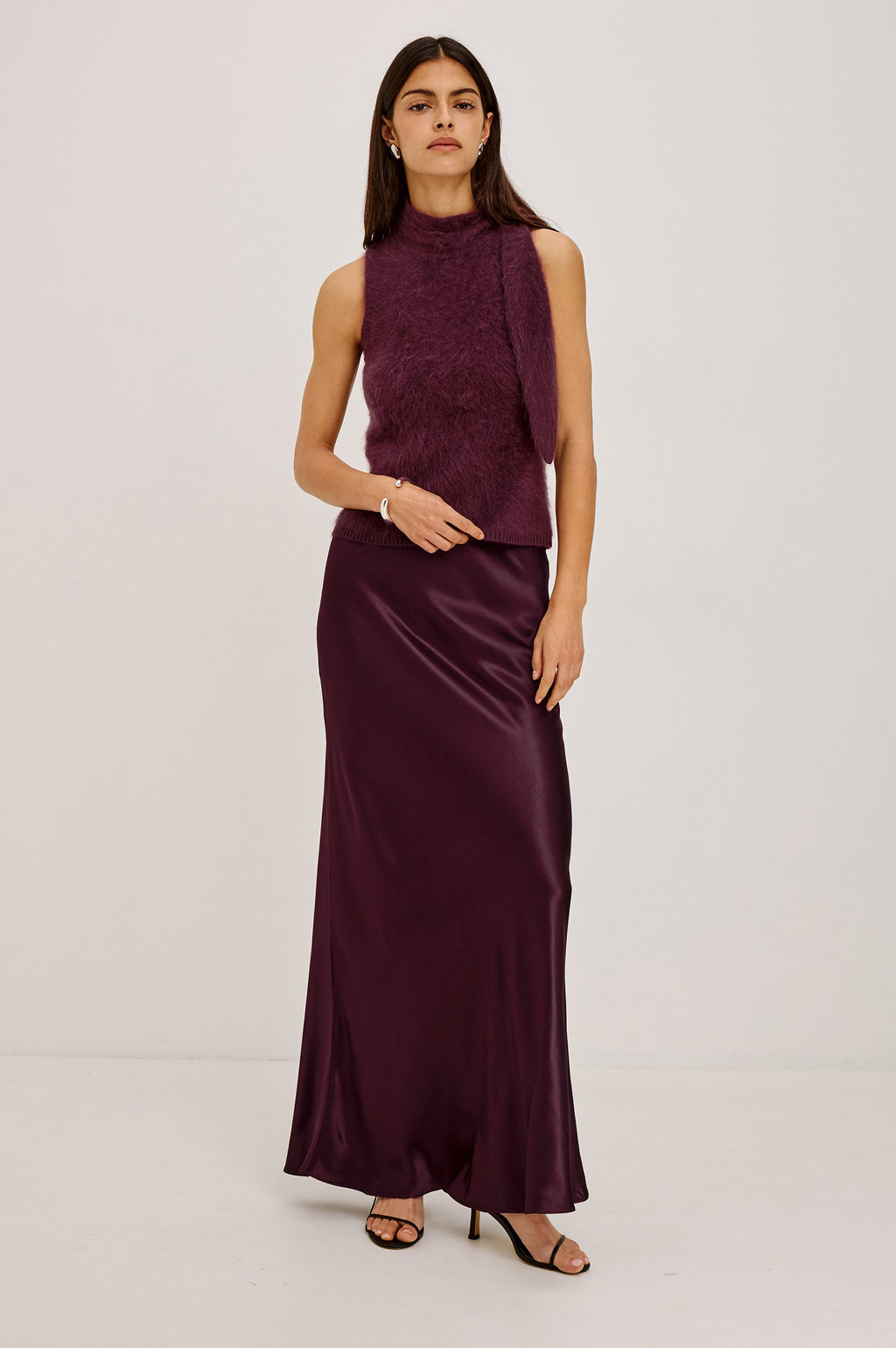 ROMINA SKIRT - WINE