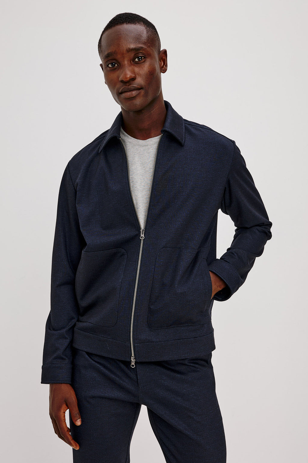 SHAEL JACKET - NAVY