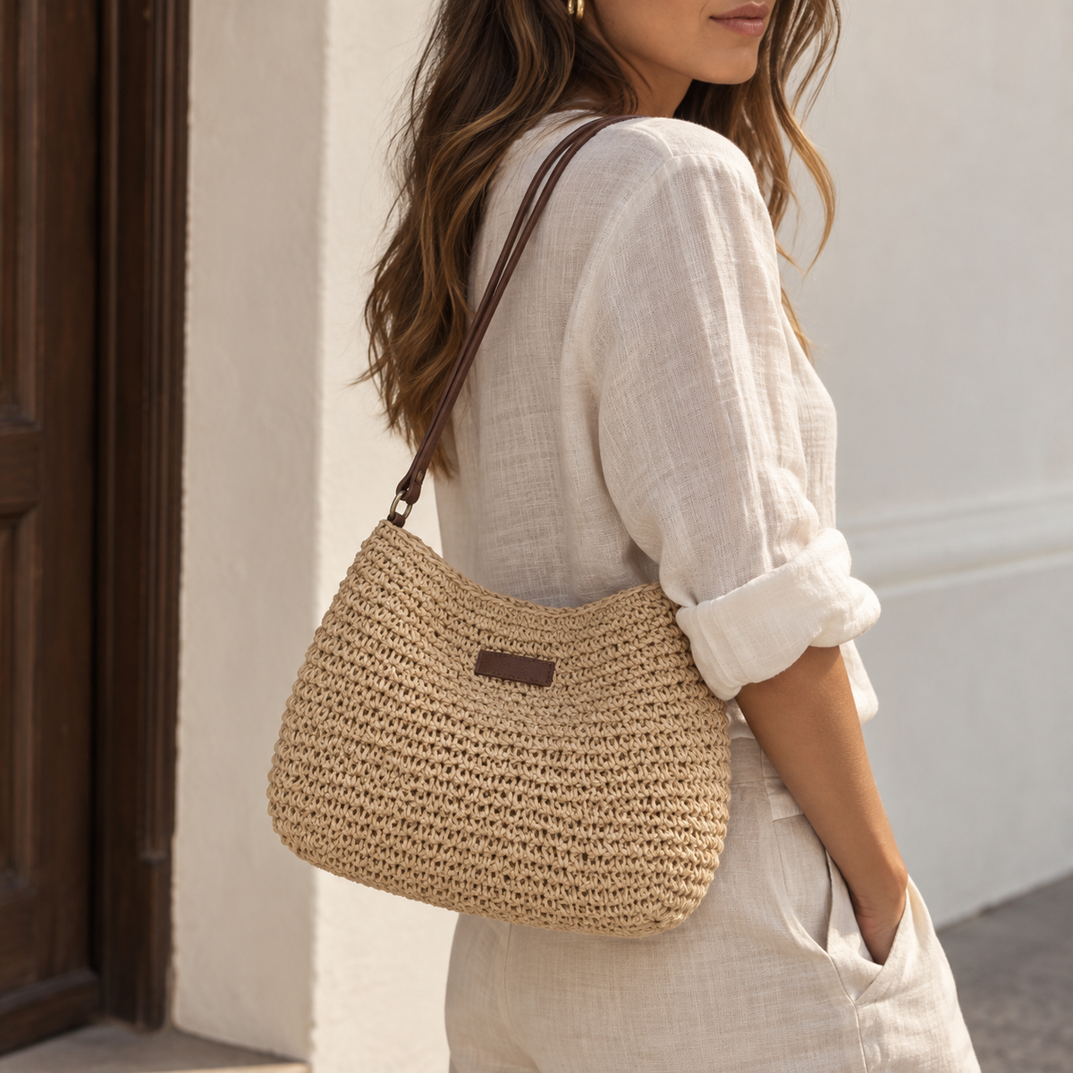 Elara Marbella Aurora | Bolso de Hombro Clásico para Mujer