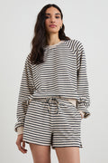 THERON SWEATSHIRT - SAILOR STRIPE TERRY TOWEL