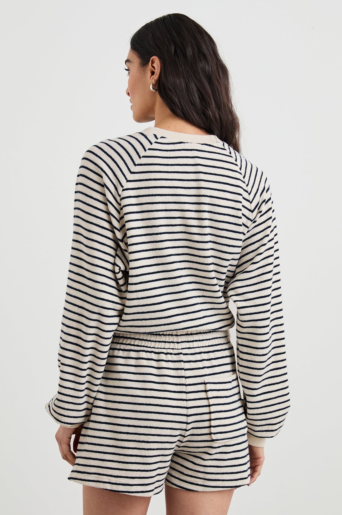THERON SWEATSHIRT - SAILOR STRIPE TERRY TOWEL