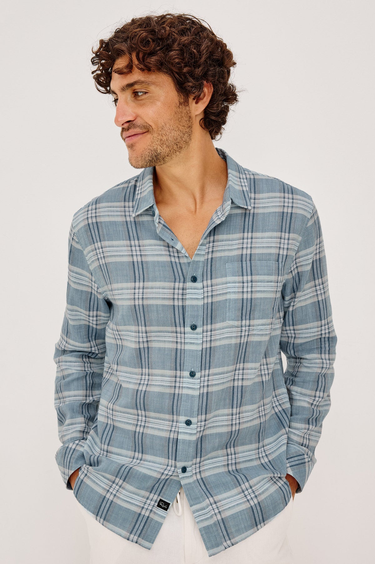 WYATT SHIRT - DEEP SEAFOAM GLASS