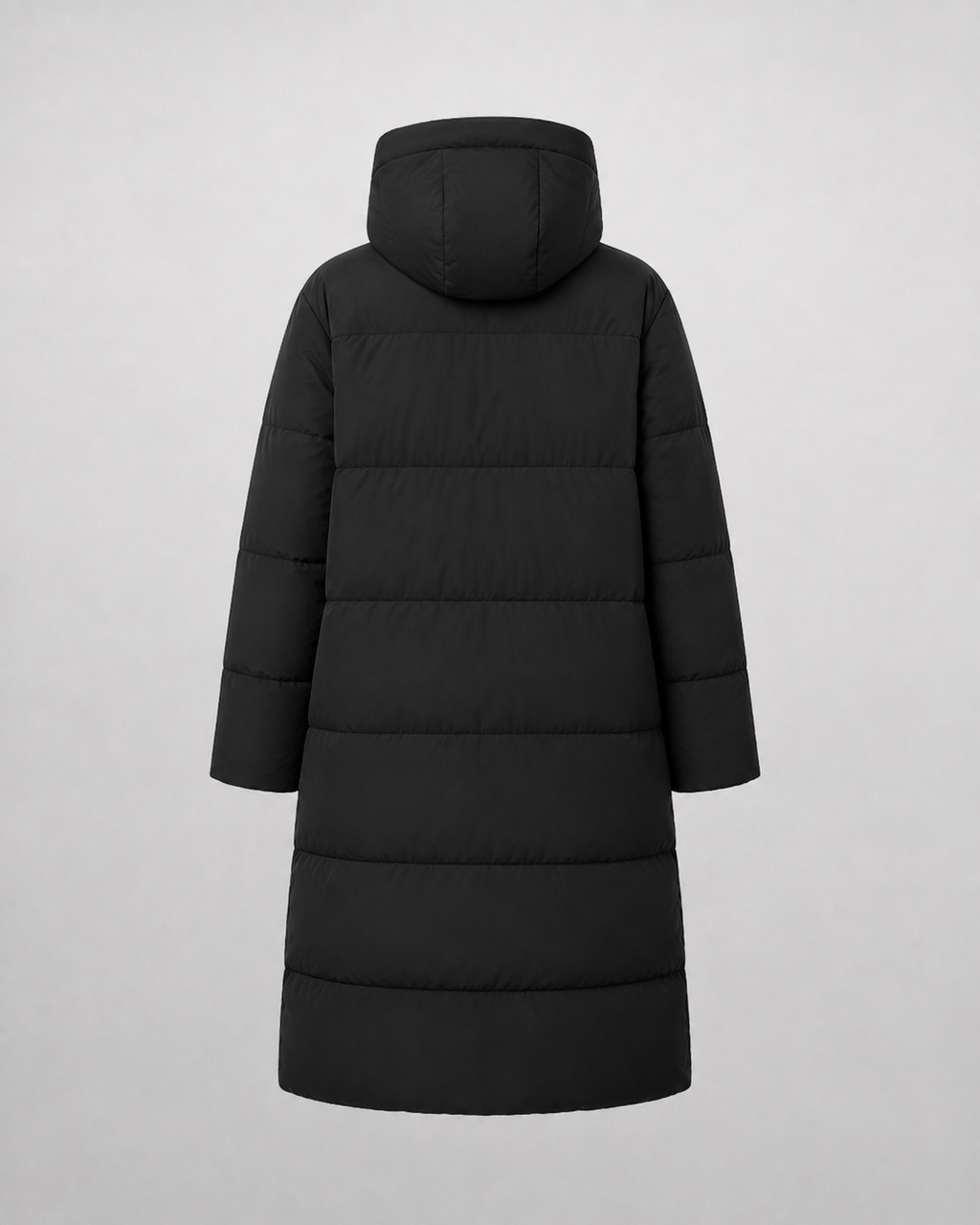 Abrigo Puffer Largo VRS STYLE, vista trasera de producto