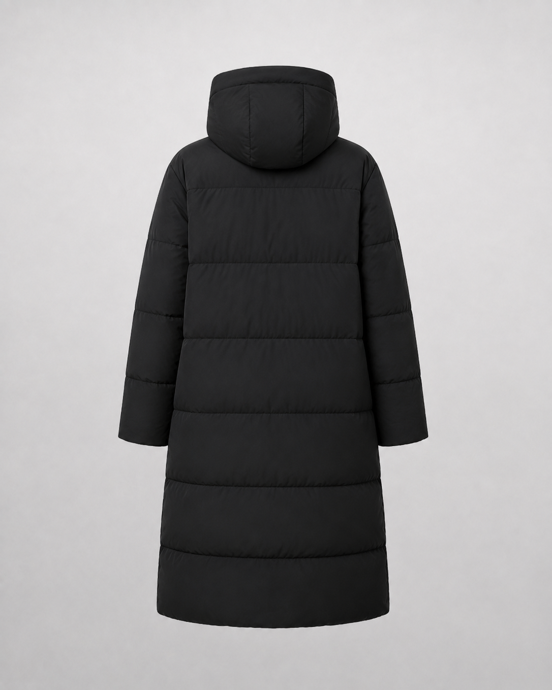 Abrigo Puffer Largo VRS STYLE, vista trasera de producto