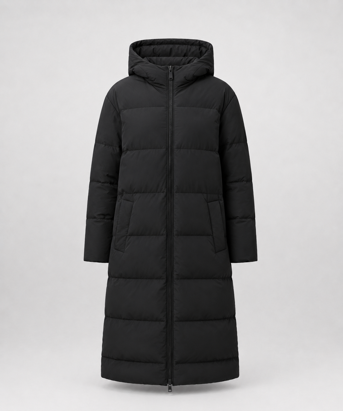 Abrigo Puffer Largo VRS STYLE, vista frontal de producto