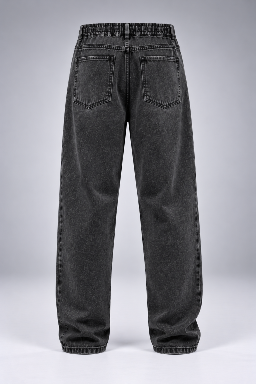 Pantalón vaquero Akatsuki negro prenda espalda
