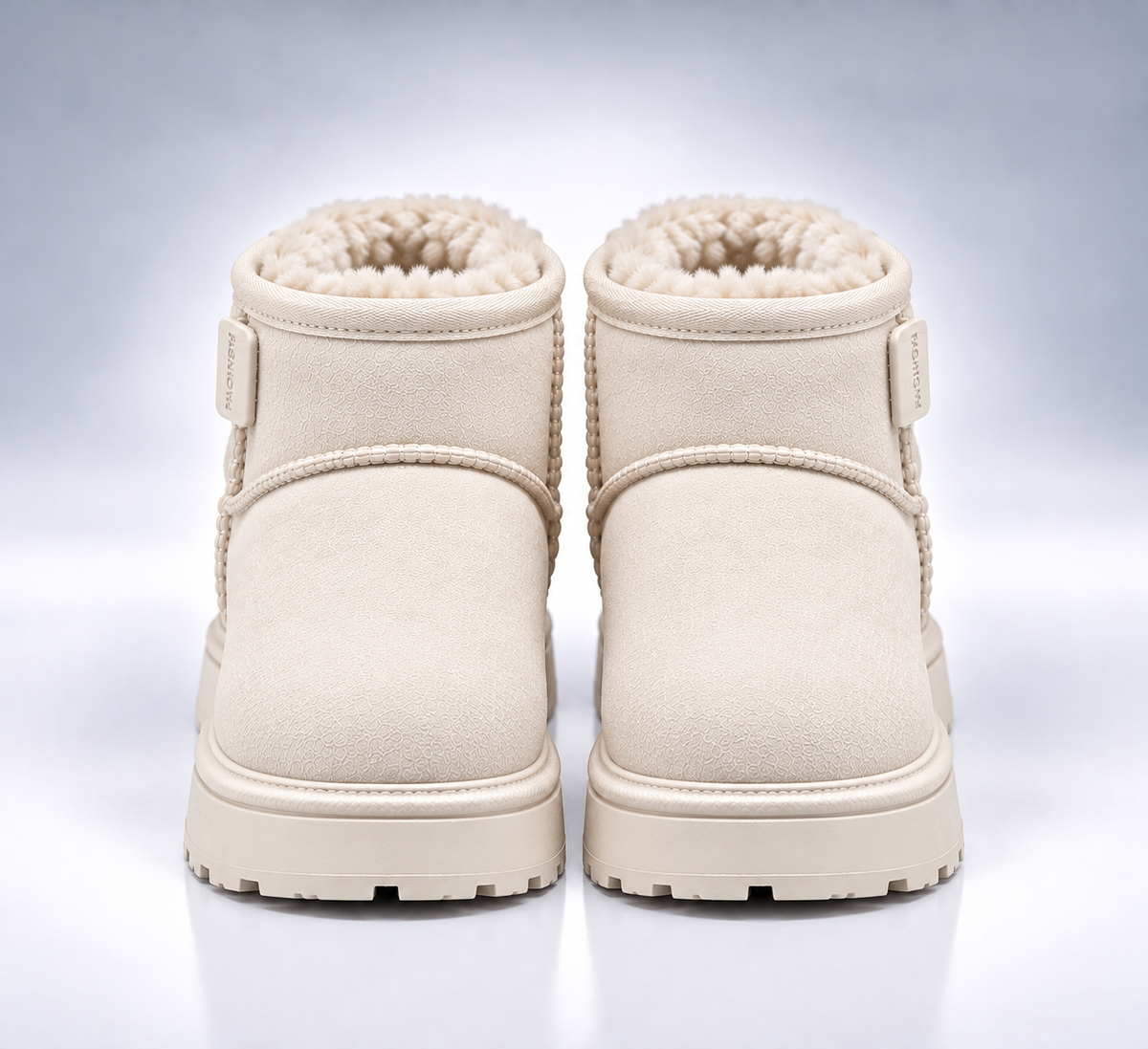 Botines Aspen Soft blanco frontal
