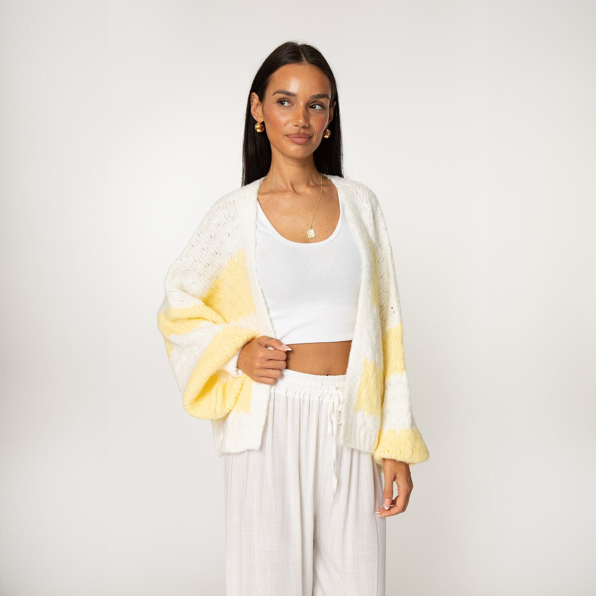 Cárdigan Oversize de Rayas Anchas Carmen
