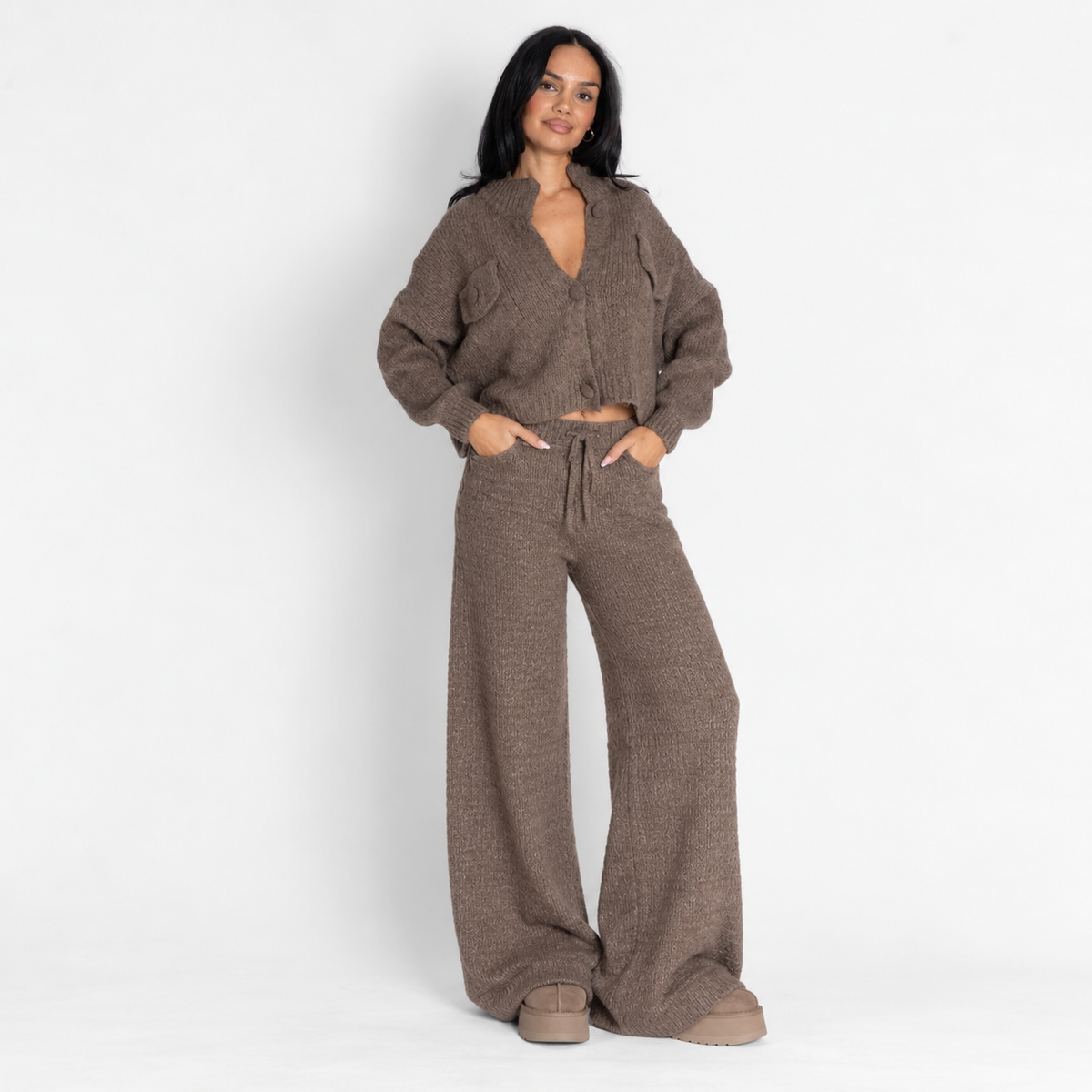 Pantalón Ancho de Punto Noa