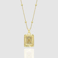 Collar Medalla con Inicial