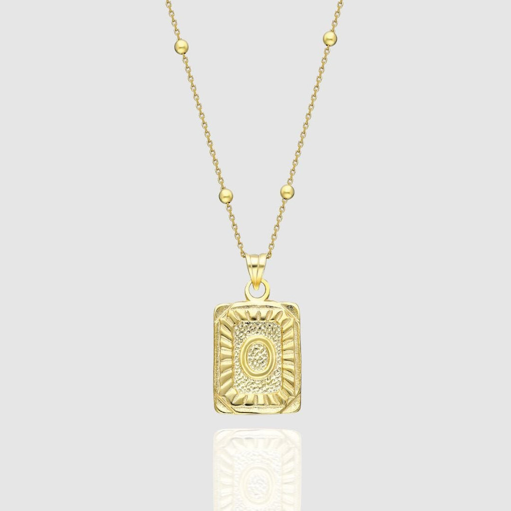Collar Medalla con Inicial