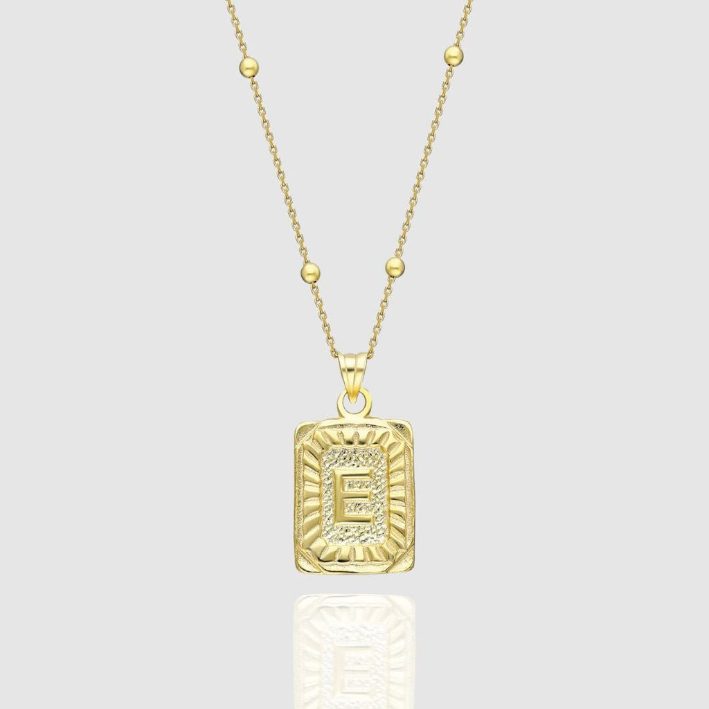 Collar Medalla con Inicial