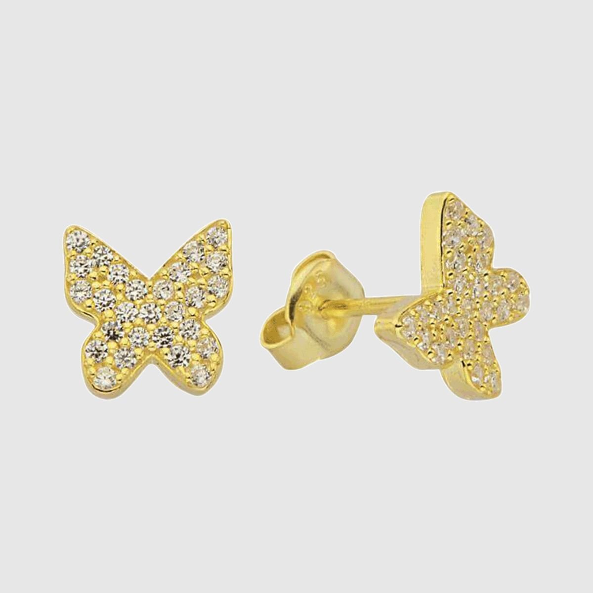 Pendientes Mariposa de Pedrería