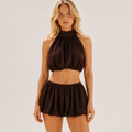 Conjunto Halter Bubble