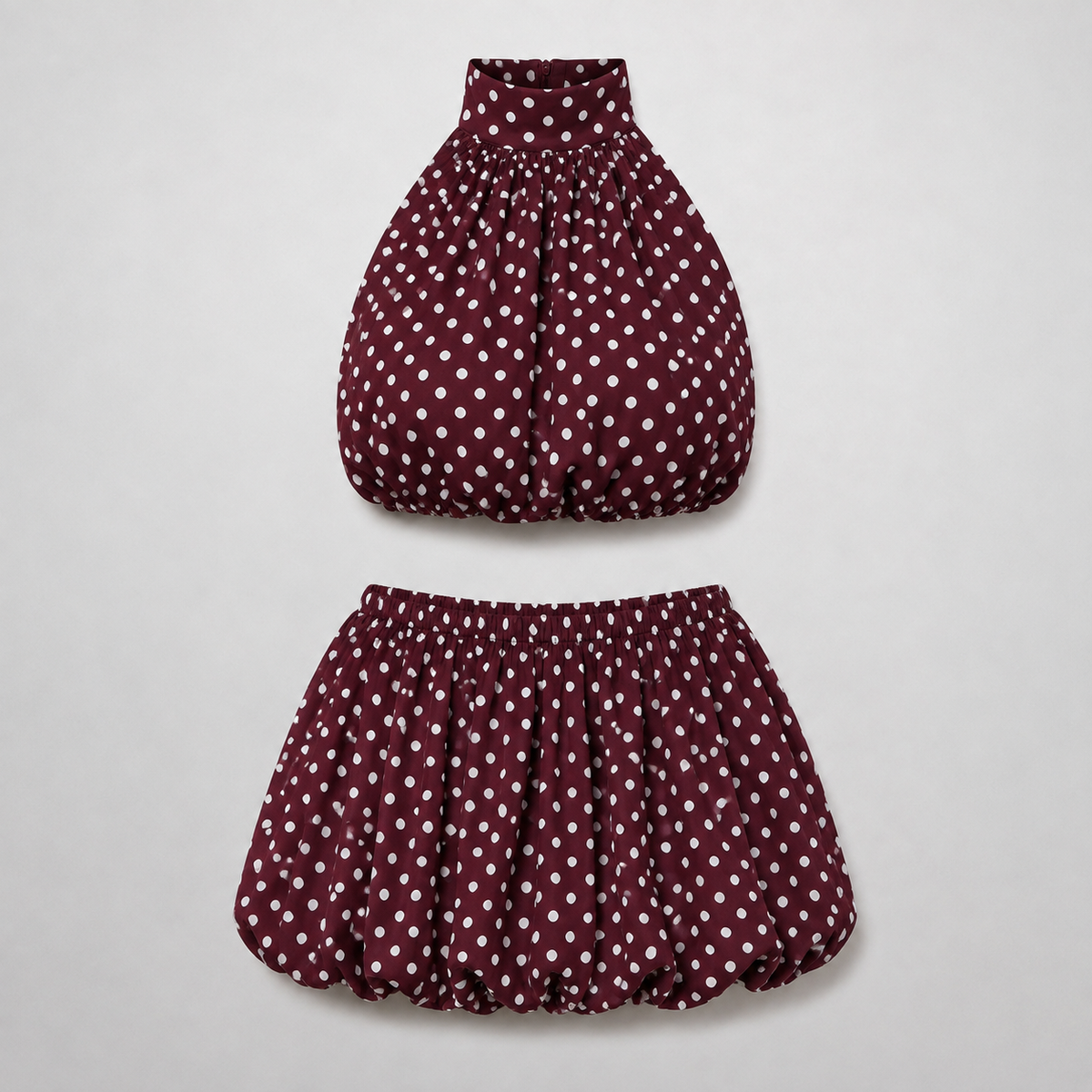 Conjunto Halter Bubble
