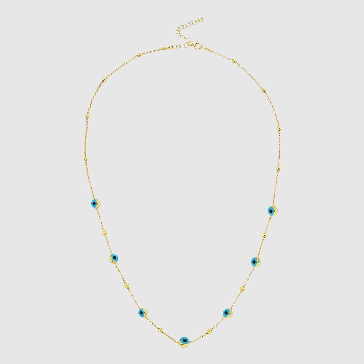 Collar con Cuentas Ojo Turco
