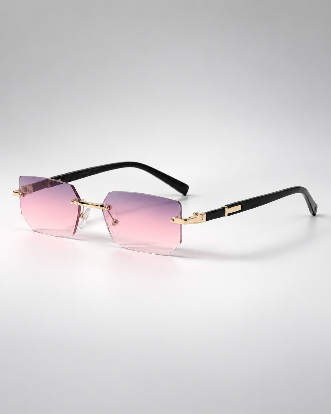 Gafas Rimless VRS rosa frambuesa