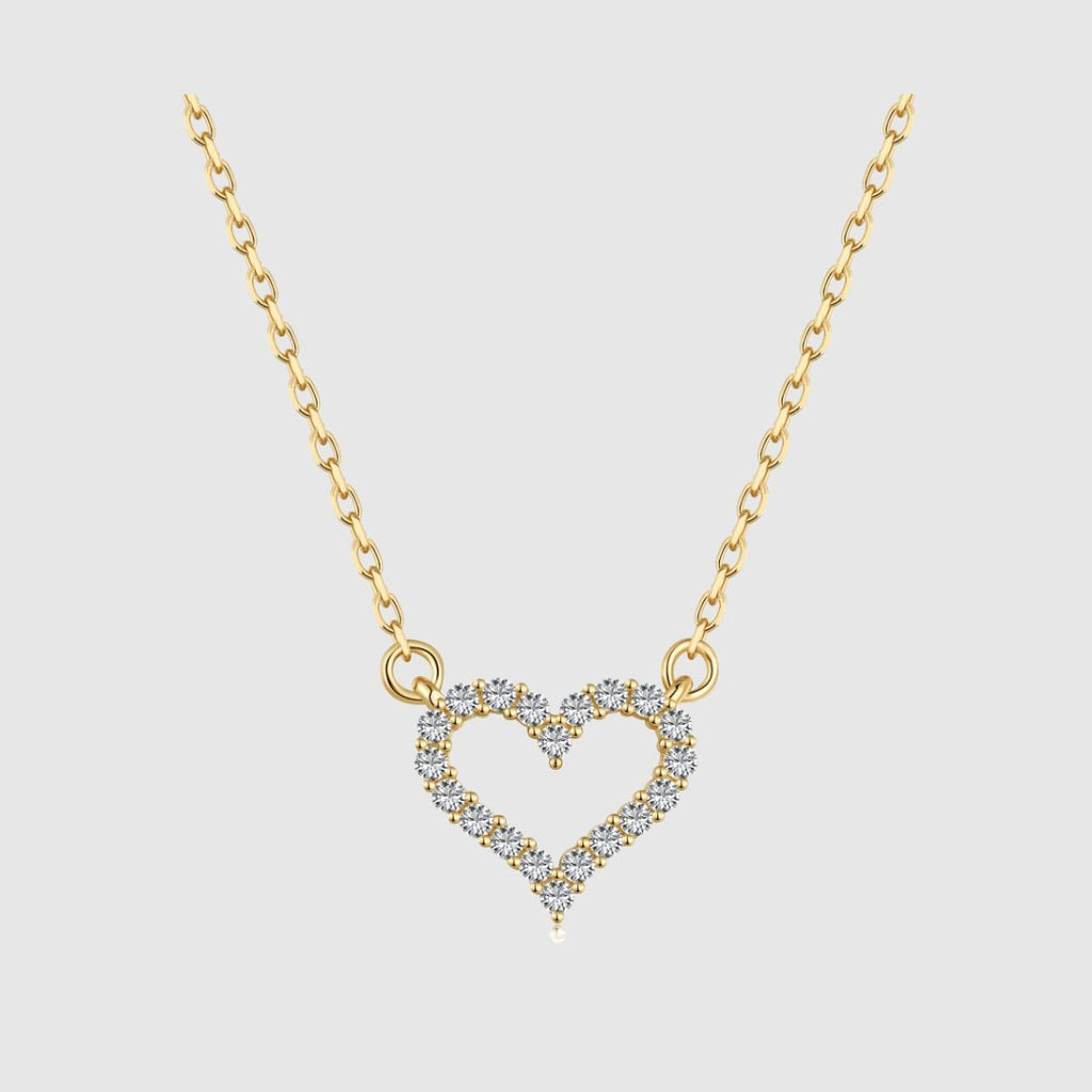 Collar Corazón de Pedrería