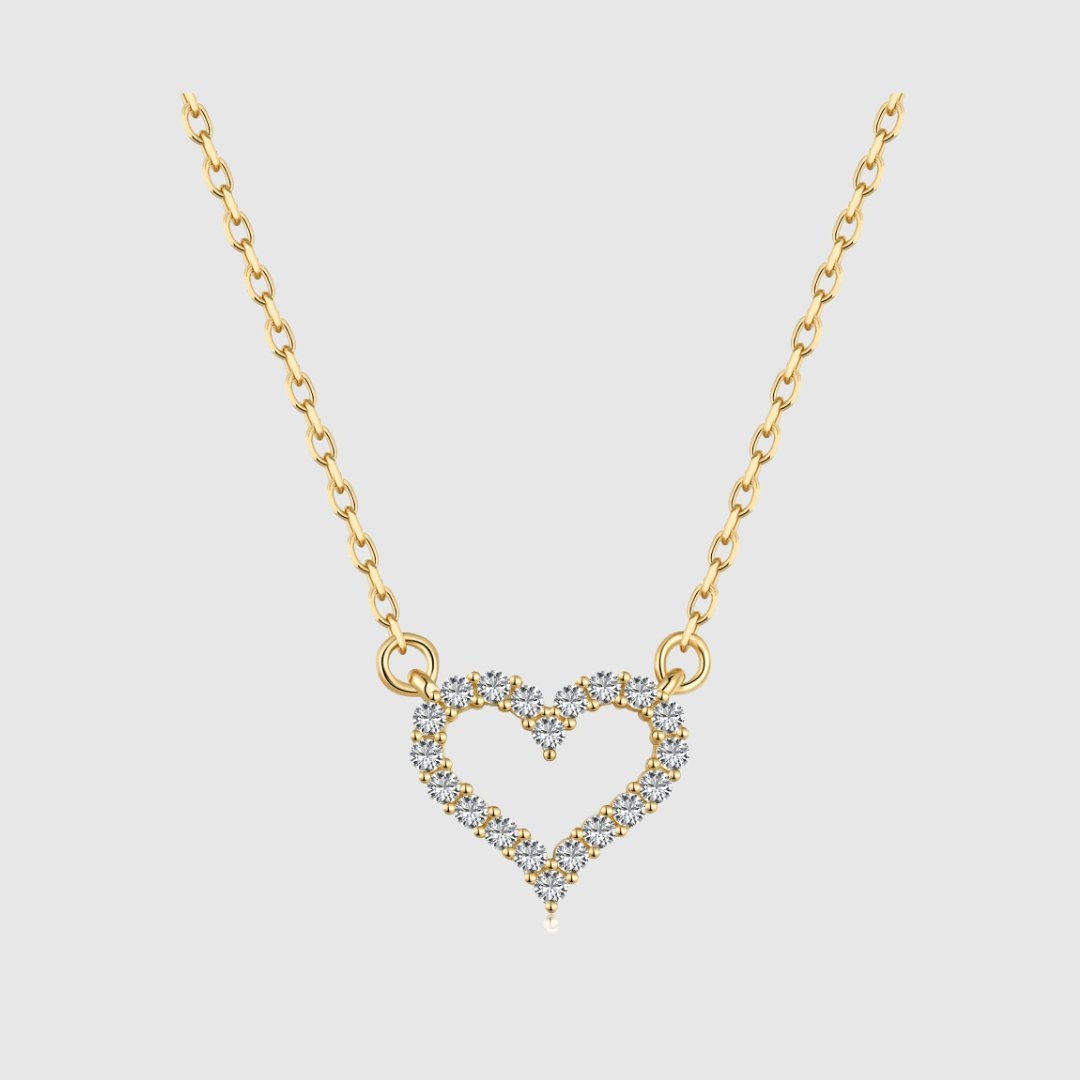Collar Corazón de Pedrería