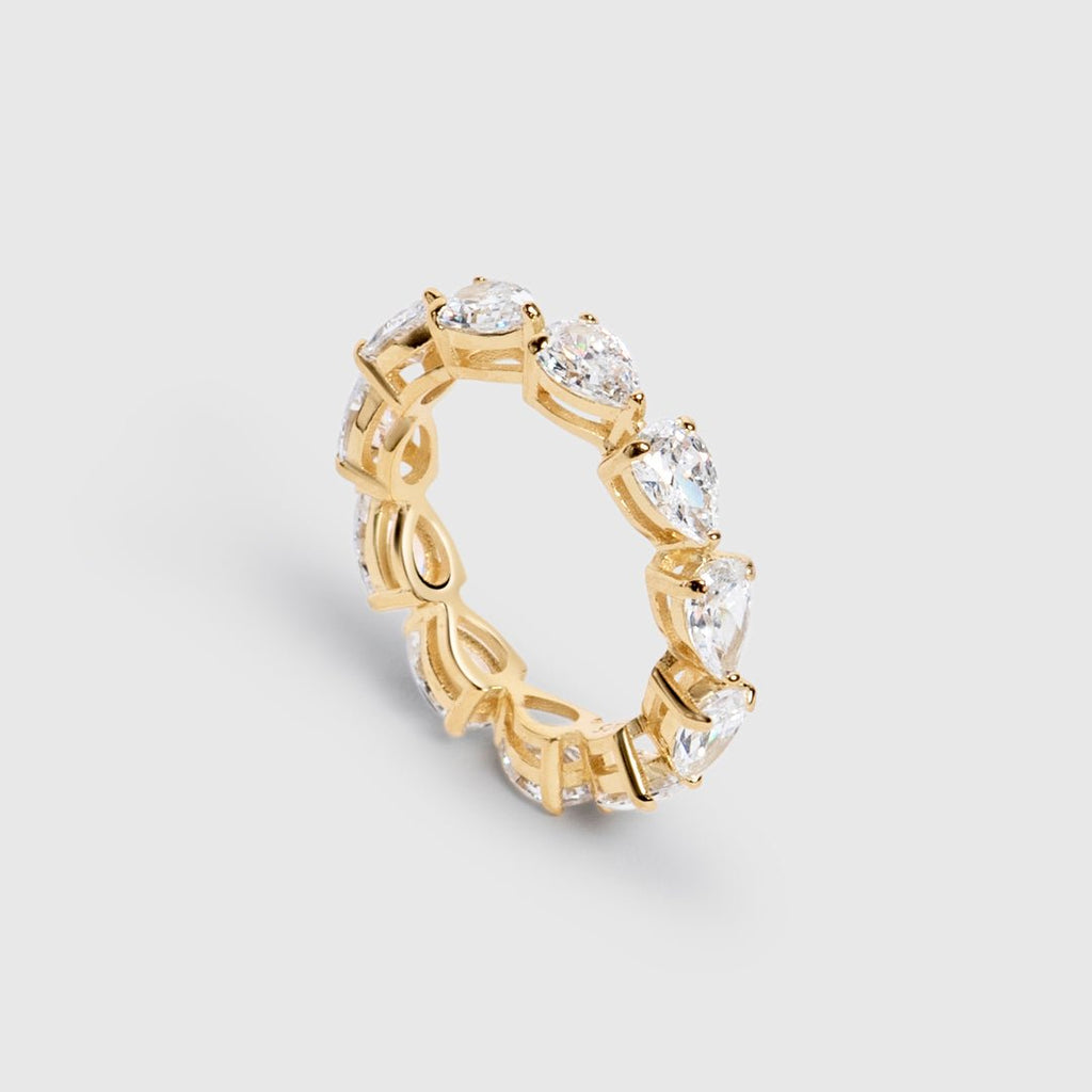 Anillo Alianza de Piedras Ovaladas