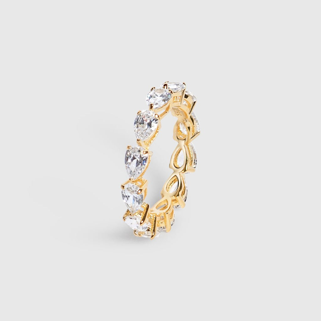 Anillo Alianza de Piedras Ovaladas