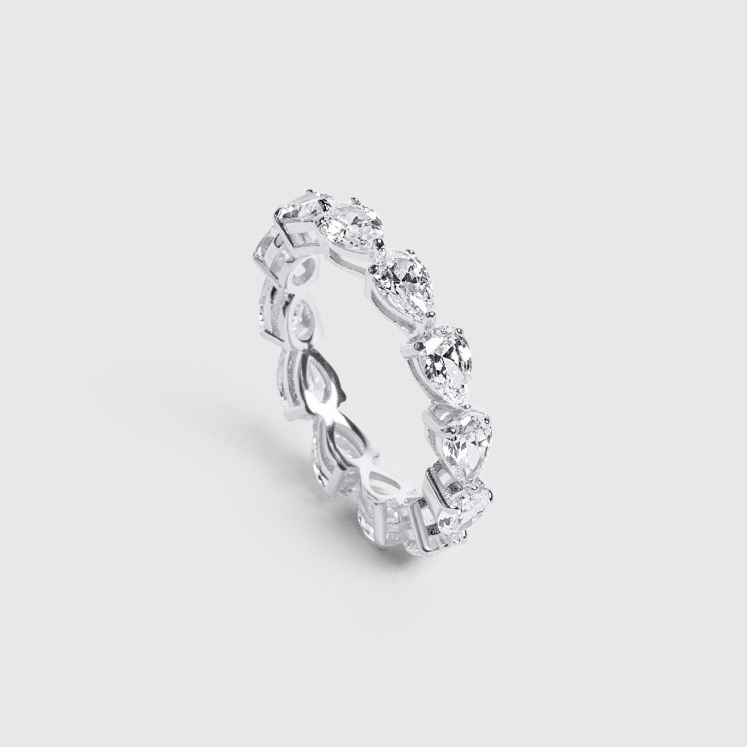 Anillo Alianza de Piedras Ovaladas