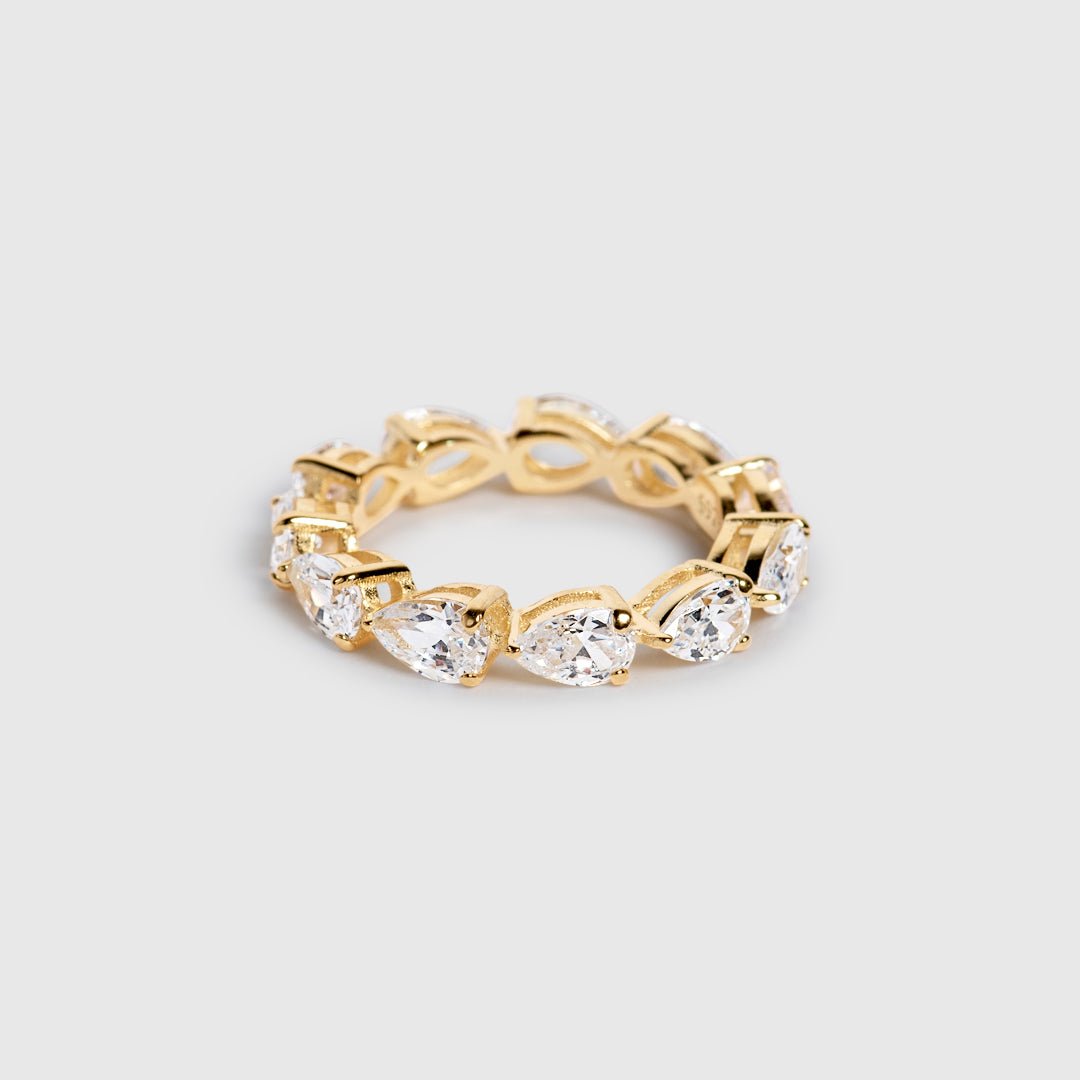 Anillo Alianza de Piedras Ovaladas