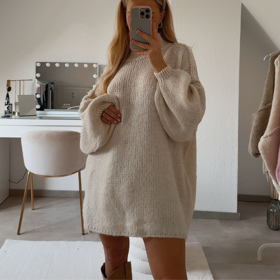 Jersey Oversize de Cuello Alto Úrsula