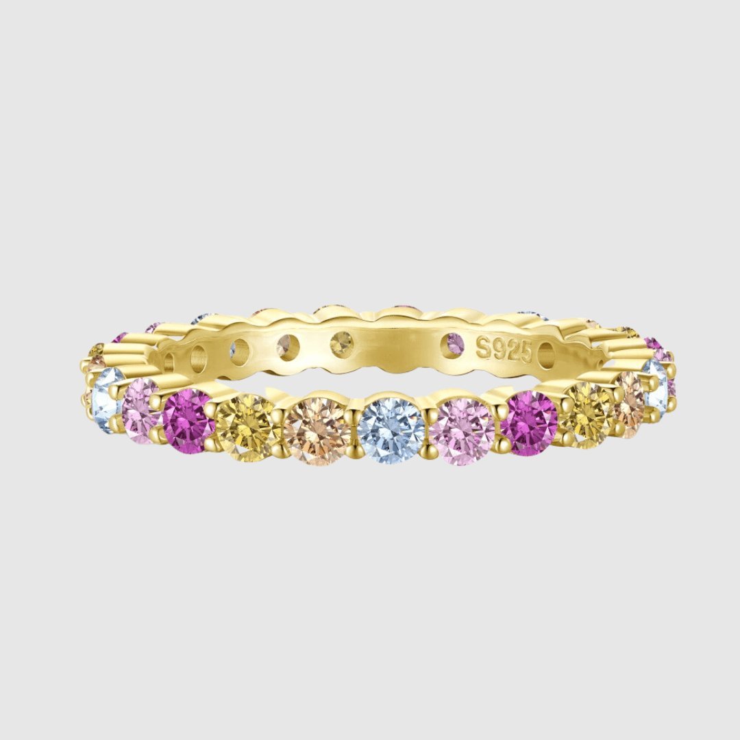 Anillo de Piedras de Colores