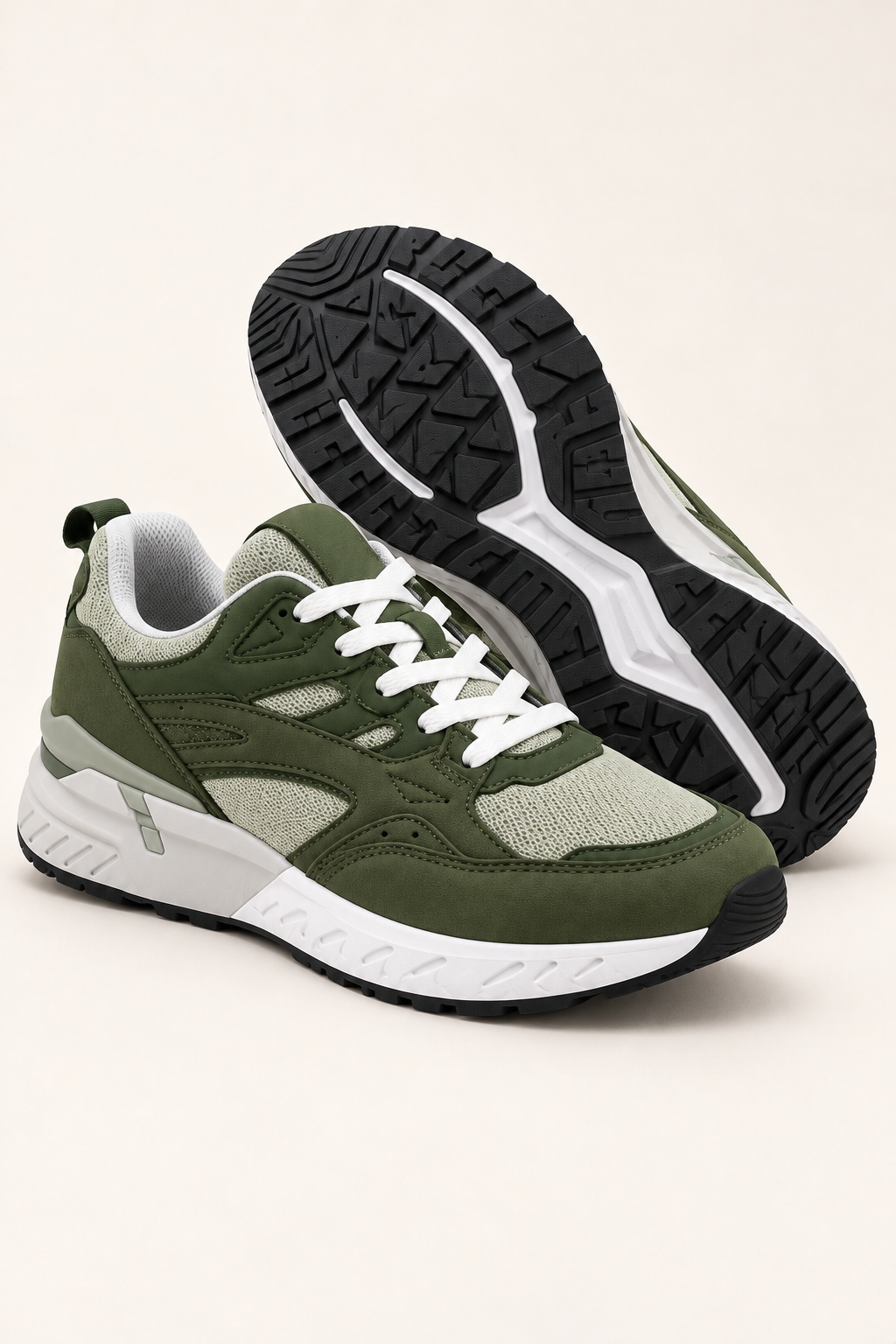 Zapatillas Urban Rebound V9 de mujer en Olive Green — detalle de la suela