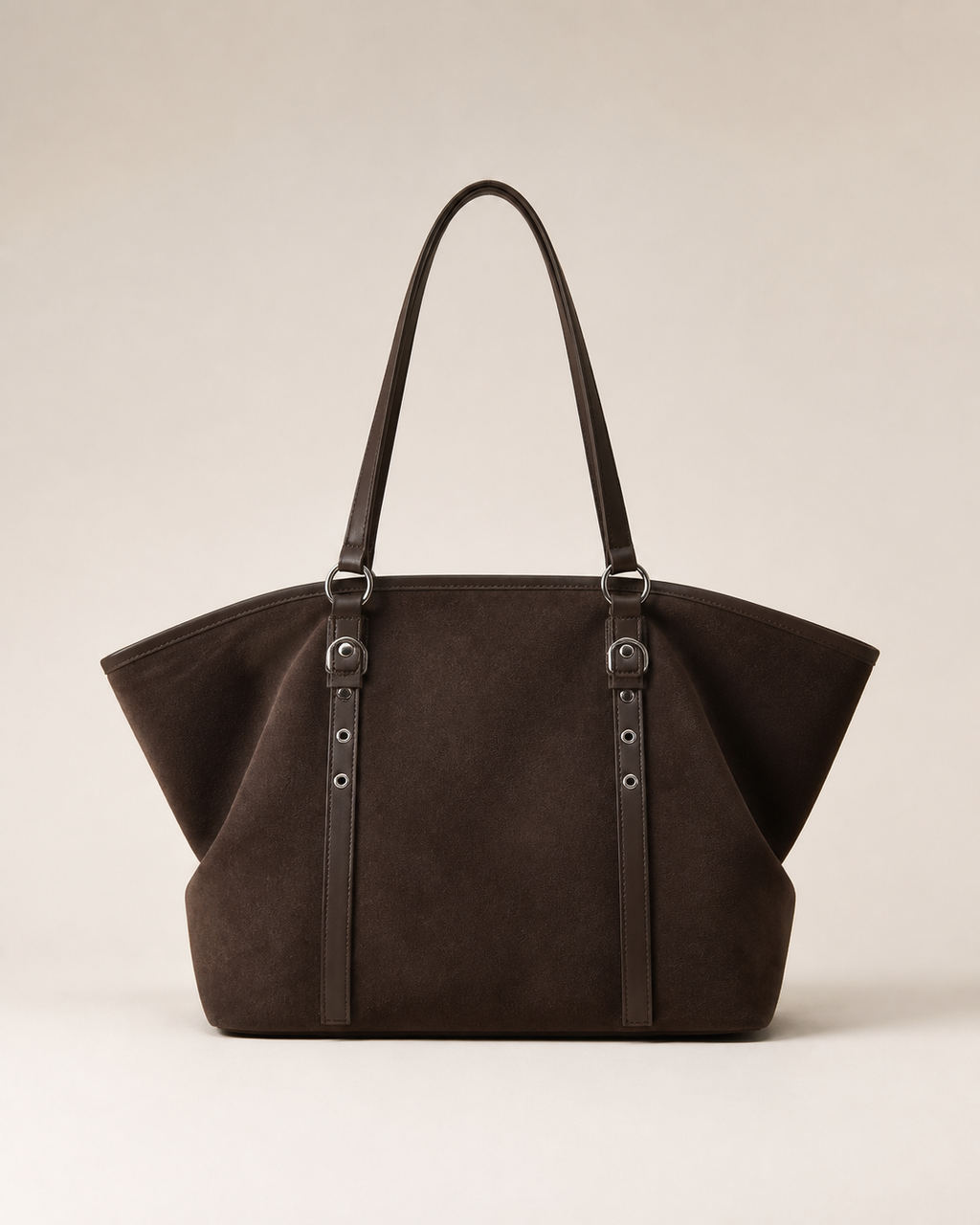 Bolso Tote Efecto Ante con Correas VRS STYLE — producto