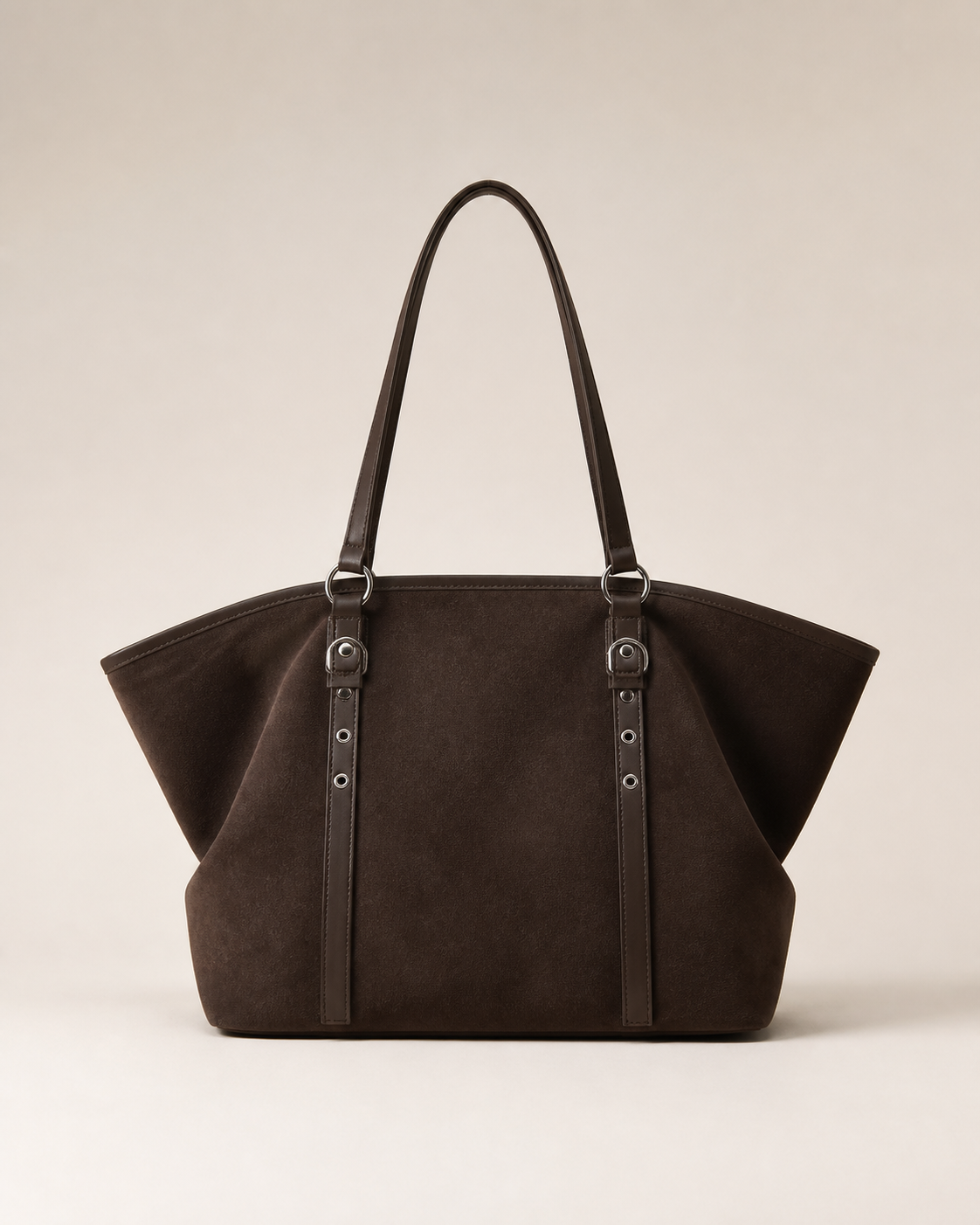 Bolso Tote Efecto Ante con Correas VRS STYLE — producto
