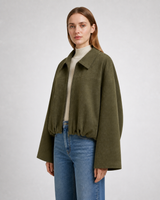 Chaqueta Bomber Efecto Ante
