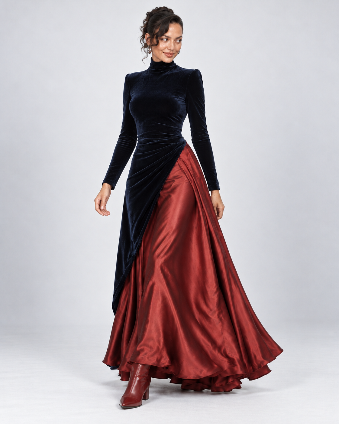 Vestido Évora Bicolor - Movimiento