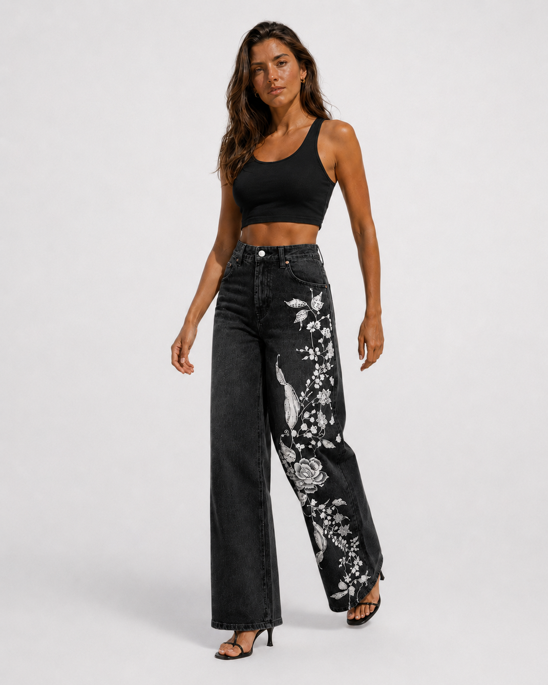 Pantalón Florence Denim — vista en movimiento