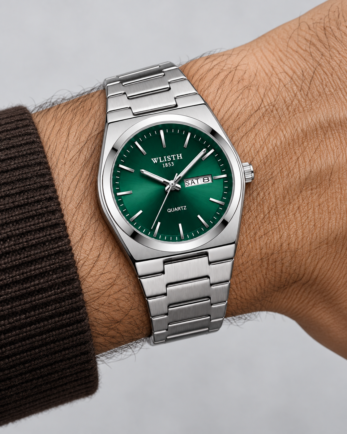 Reloj Monaco Signature — Verde — muneca