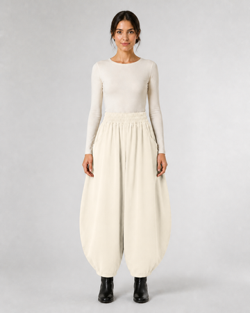 Pantalón Harem de Cintura Elástica