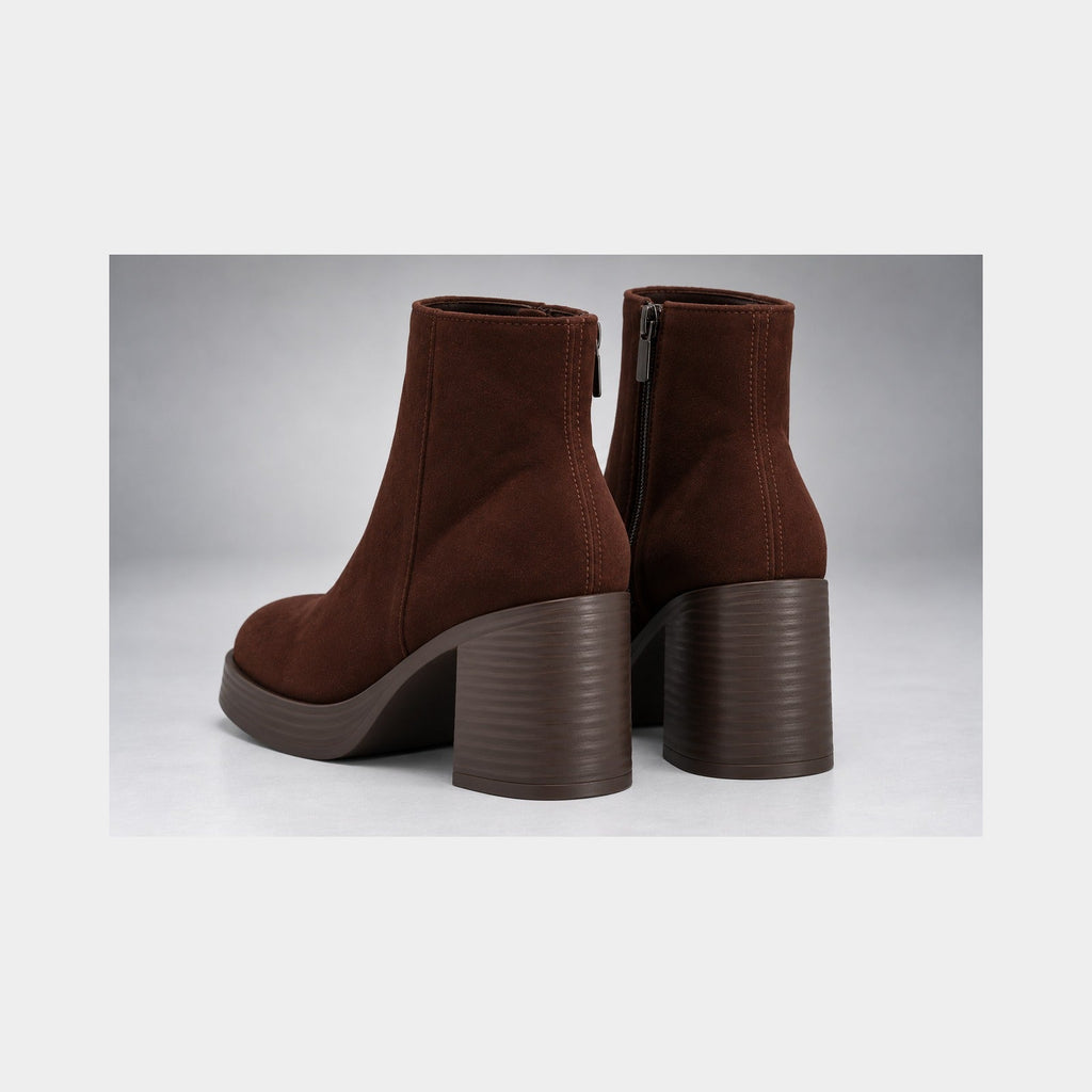 Botines Portofino marron-trasera foto completa