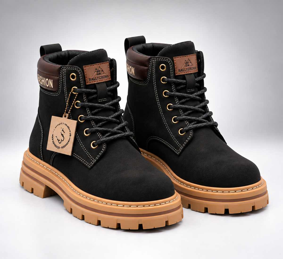 Ridge Urban Boots negro 45 grados