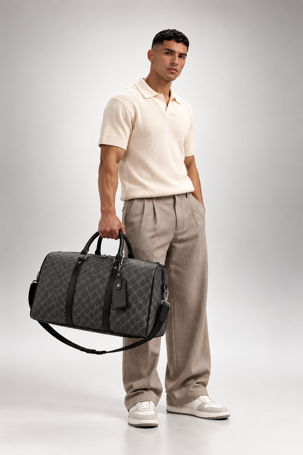 VRS Signature Travel Bag con Modelo 2 frontal