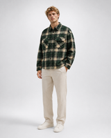 Sobrecamisa de Cuadros con Bolsillos