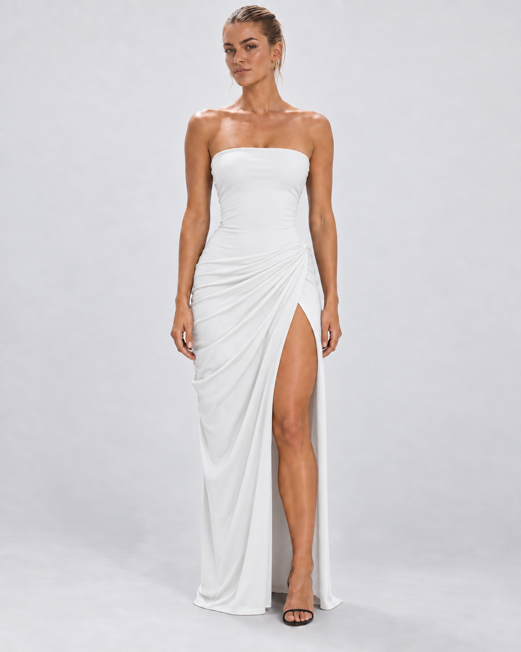 Vestido Santorini Drape blanco - imagen 4 de 6