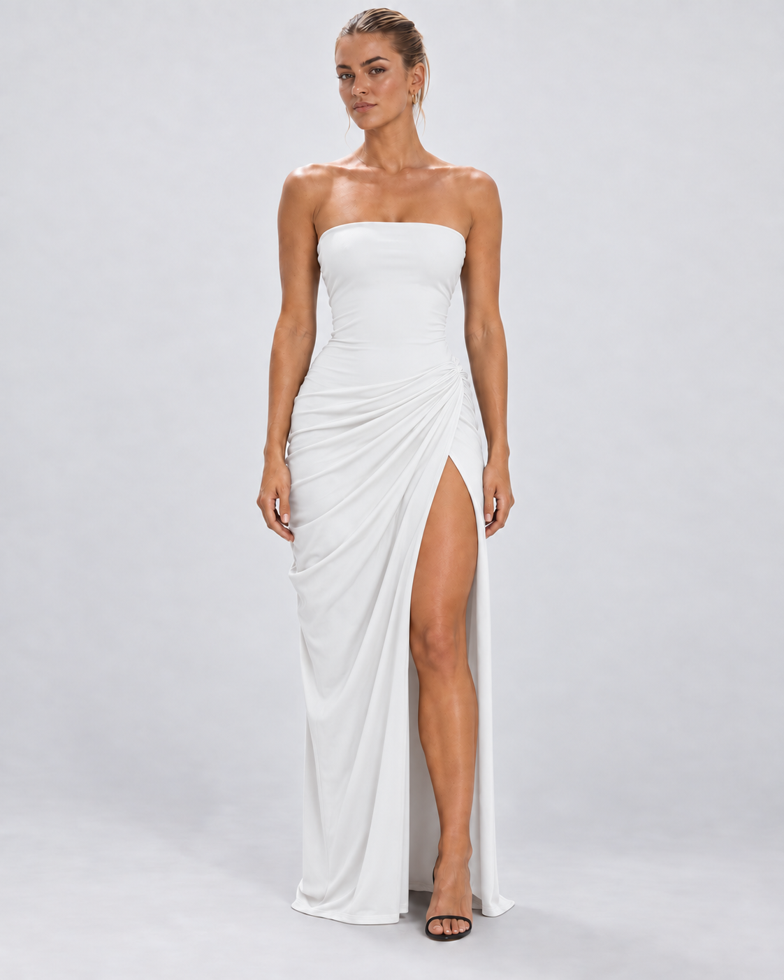Vestido Santorini Drape blanco - imagen 4 de 6
